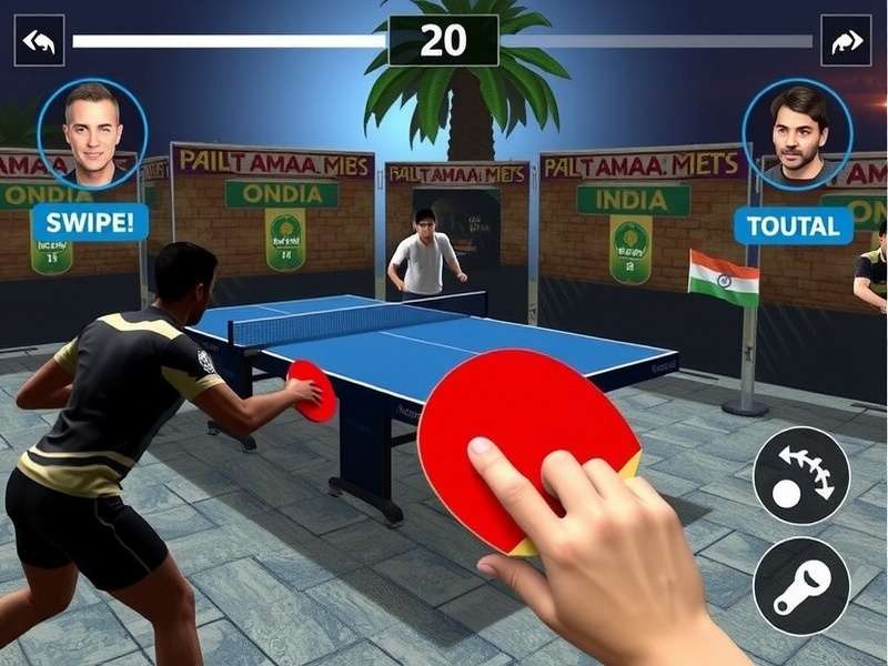 Backhand Destroyer control tutorial showing swipe gestures